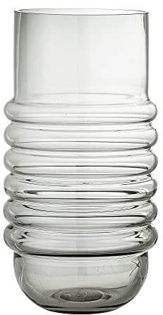 Bloomingville Vase Belma, grau, Glas