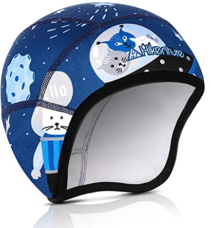 Hikenture Kids Skull Cap Helmet Liner Winter Hat for Boys and Girls Running Beanie Ski Hat with Thermal Fleece for Snow Sports(Cat 5)