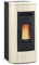 Extraflame 1284900 Klaudia Pelletofen Stahl Elfenbein/A+