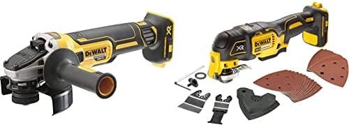 DEWALT DCG405NT-XJ Smerigliatrice Motore Brushless in Valigetta TSTAK & DCS355N-XJ Utensile Multi-Funzione ad oscillazione, motore Brushless