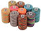 10 Pezzi Kit Filo per Macchina da Ricamo in Poliestere Variegato Resistente all'Usura 402 Filo per Cucire Cuciture Decorative
