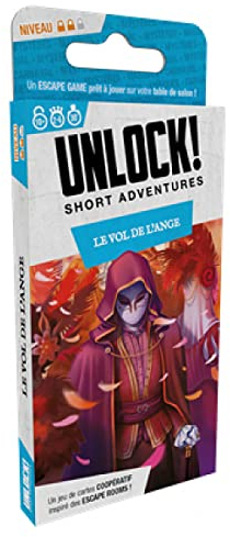 Jeu d'ambiance Asmodee Unlock! Short Adventure 3 : Le vol de l'ange