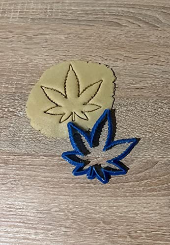 Cannabis Hanfblatt Plätzchenform Plätzen Ausstecher Weed Keks Stecher