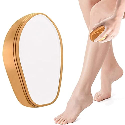 Borrador de cabello de cristal, piedra para eliminar el cabello, exfoliante mágico, exfoliante indoloro, herramienta de extracción de vello para mujeres y hombres, piel suave y sedosa, funciona