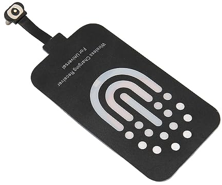 Wireless Charging Receiver Adapter, Type C 2000mA Super Fast Qi Wireless Charger Receiver, 10W Ultra Thin Type C Wireless Charging Patch, Convenient To Carry and Use