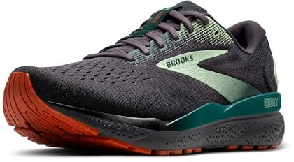 Brooks Herren Ghost 16 Running Shoe, Blackened Pearl/June Bug/Green, 43 EU