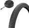 HUIOP Juego de neumáticos de Bicicleta para Bicicletas de montaña o de Ciudad de 700C/26 Pulgadas, neumáticos de Bicicleta de Goma Mixta,neumáticos de Bicicleta de 26 Pulgadas