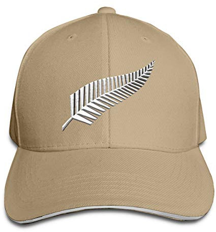 ATOurDealss New Zealand Maori Fern Hat Baseball Cap Duck Tongue Cap Fashion Cap, natur, One size