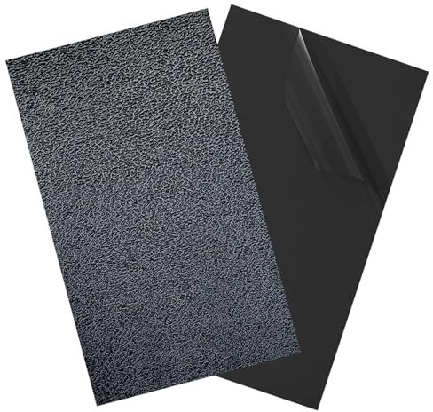 Placas de Plástico ABS Sheet 30cmx20cmx3mm Placa Plastico Negro Para Proyectos de Modelado de Bricolaje Artes y Manualidades (30 * 20CM)