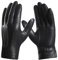 Harssidanzar Lederhandschuhe für Herren, bequem, Kaschmirfutter, GMUK006, Schwarz , XS