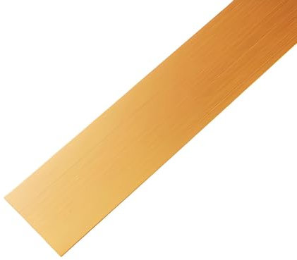 Raouoae Bandes Autocollantes Pour Miroir 3x100cm, Flexibles Et Durables, Idéales Pour Revêtement Mural, Rénovation, Maison Et Bureau(Rose gold-brushed,W:10mm)