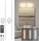 Klighten 2 Stück 5W LED Akku Kabellose Wandlampe Dimmbar und Timer Funktion, 71cm Weiß Wandleuchte Wiederaufladbar mit Fernsteuerung, für Schlafzimmer Wohnzimmer Treppenhaus, 3000K/4500K/6000K