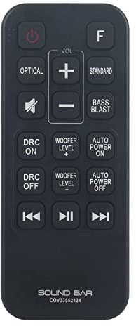 AULCMEET COV33552424 AKB74935621 Ersatzfernbedienung Kompatibel mit LG Subwoofer Lautsprechersystem Verstärker SJ2, SPJ2B-W, SPH2B-P, SJ2. AEUSLLK SJ2. DEUSLLK,SJ2. AGBRLLK