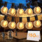 DSLebeen Festoon Lights Outdoor Garden: LED String Lights Mains Powered 45M 150FT G40 Globe Bulbs Warm White 2700K Connectable Decorative Outside Lighting Hanging for Patio, Gazebo, Pergola, Yard