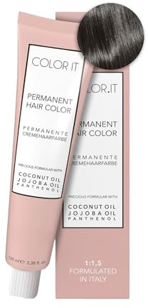 COLOR.IT by BM - Permanente Haarfarbe in Salonqualität, 100ml (6.11 - Dunkelblond Asch Intensiv, 1er Pack)