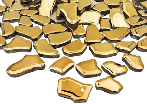 0,68-1,53 Piastrelle di mosaico in ceramica irregolari, 500 g/1,1 libbre Piastrelle di mosaico in ceramica per artigianato, pezzi di mosaico in ceramica per decorazione domestica o progetti fai da