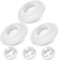 Flush Valve Seal Compatible with Ideal Standard Toilet Cistern 3Pcs, Ancable Replacement Flush Valve Seal & Clip for Ideal Standard Armitage Shanks Flush Valves SV01967 White