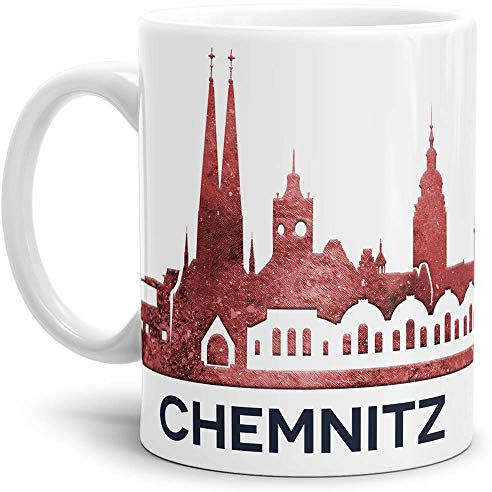 Tassendruck Chemnitz-Tasse Skyline - Kaffeetasse/Mug/Cup - Qualität Made in Germany