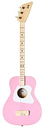 Loog Pro Akustikgitarre für Kinder, 3-saitig, ab 6 Jahren, Lern-App und Lektionen im Lieferumfang enthalten