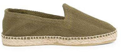 Pisamonas Espadrillas in Twill Taglie Grandi 34-45 Misurare 42 Colore Kaki