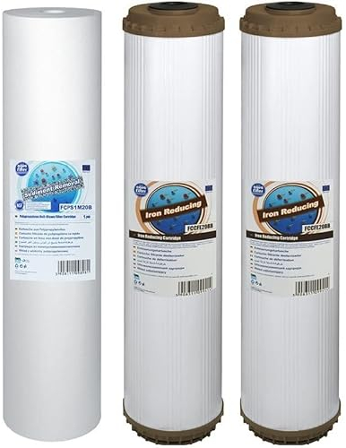 Aquafilter Set Replacement Filters Water Purifier Iron Removal 20 Big Blue BB Jumbo