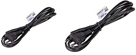 AKYGA AK-RD-01A Netzkabel für Laptop 2 Pin Polig IEC C7 / CEE 7/16 Europlug 1.5m & AK-RD-04A Netzkabel für Laptop 2 Pin Polig IEC C7 / CEE 7/16 Europlug 0.5m