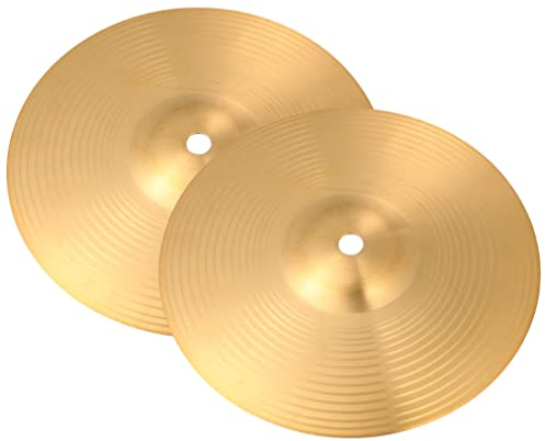 Vaguelly 2 Stück Trommelbecken Schlagzeug Becken Musikinstrument Trommelbecken Jazz Drum Crash Becken Metalltrommel Becken Für Trommelteilzubehör 6 Zoll/ 15 cm