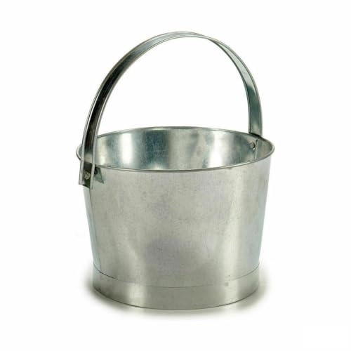 Maceta Cubo Plateado Zinc 25 x 30 x 26,5 cm (12 Unidades)