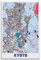 BPQN Vintage-Karten-Poster, Asien, Japan, Kyoto, dekoratives Gemälde, Leinwand, Kunstbild, 30 x 45 cm