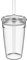 KeepCup Cold Cup – transparenter Eiskaffeebecher mit Deckel und Strohhalm – 454 ml