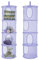 Hanging Mesh Storage Bag, 2PCS Hanging Soft Toy Storage, Teddy Hanging Toy Storage, Hanging Mesh Basket, Organizer Hanging Storage Net(Purple)