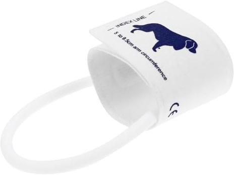 Supvox Veterinär Blutdruckmanschette für Hund und Katze Vliesstoff Weich und Bequem Universelle Größe 5–9,5cm zur Blutdruckmessung