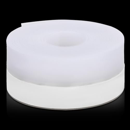 Silicone Weather Stripping, 5M Self Adhesive Window Draft Stopper, Shower Door Seal Strip for Weatherproofing Soundproofing, Bathrooms, Door Sides, Windows