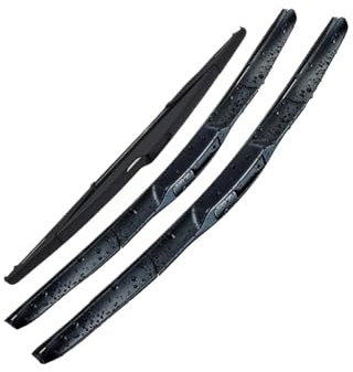 Limpiaparabrisas Parabrisas Para C3 MK1 2002 2003 2004 2005 2006 2007 2008 2009 3x Limpiaparabrisas Delantero Y Trasero Tipo U Con Gancho Escobilla Limpiaparabrisas