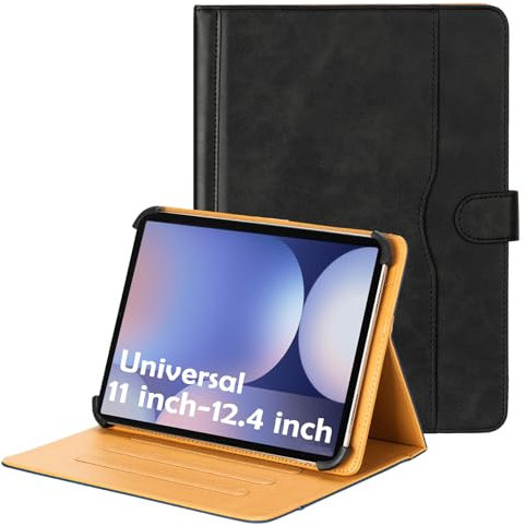 XLTTONG Universal 11,11.5,12,12.3,12.4inch Tablet Case,Compatible for Doogee U11/for TECLAST P50/for Blackview Case Cover for iPad, for Samsung,for Lenovo Other 11-12.4 inch Tablet (Black)