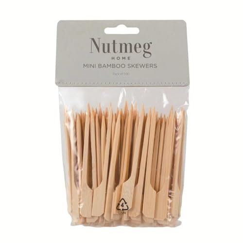 Nutmeg Home Mini Skewers 100 Pk