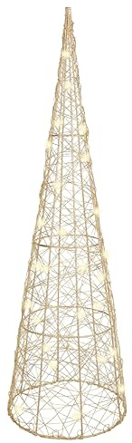 Weihnachtspyramide 60 cm LED Pyramide Weihnachten Leuchtpyramiden Weihnachtskegelbaum Weihnachtsbaum Tannenbaum Kegel beleuchtet Weihnachten Lichterkegel Weihnachtsdeko Innen Deko Beleuchtung