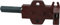 Indesit C00196539 Genuine Original Motor 3rd Type Carbon Brushes, 31 x 12 x 5 mm, Pack of 2