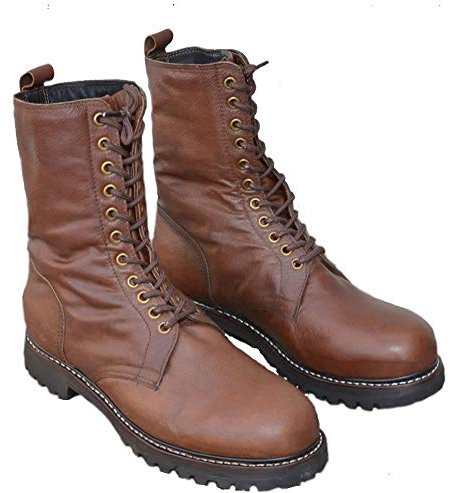 Noble House Botas de Paracaidista Monte Cassino en Cuero de Toro Paraguayo Marrón (44 EU)
