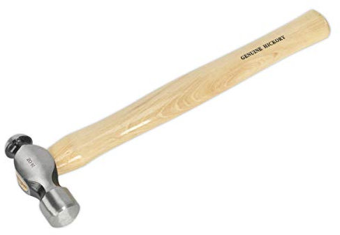 Sealey BPH16 Ball Pein Hammer 1lb Hickory Shaft