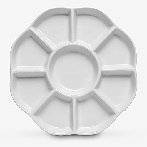 Jackson's : Palette Ceramic : Daisy Porcelain 9 Well : 8in (Apx.20cm) Diameter