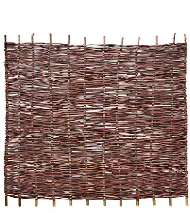 Weidenprofi Sichtschutz, Weidenzaun Modell Natur, Flechtzaun aus Weide, Größe (BxH): 180 x 150 cm