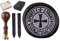 gravurART - Siegel Stempel Gravur Tempelritter Tatzenkreuz mit 2 Stangen Siegelwachs und Siegelkissen