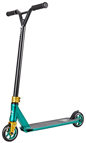 Chilli Pro Scooter 5000 | High-End Stunt Scooter | Das perfekte Modell für Junge Rider mit grossen Ambitionen | Gesamthöhe vo 84 cm | 110 mm PU Räder mit ABEC 9 Bearings | Greenery