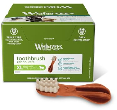Whimzees Natural Dental Dog Treats Toothbrush Star X-Large, 1 x 18
