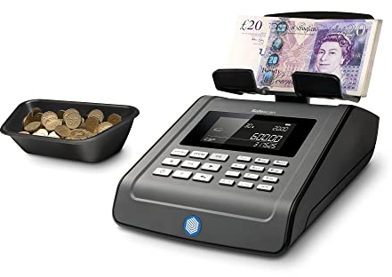 Safescan 6185 - Geldwaage für Münzen und Banknoten