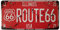 erlood illinots Route 66 Retro Vintage Auto Nummernschild Blechschild geprägt Tag Größe Home Pub Bar Decor 6 x 12