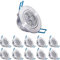 POCKETMAN 4W LED-Deckenleuchte Downlight,Warmweiß Einbaustrahler,Mit LED-Treiber(10 Packung)