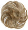 CAISHA Haargummi Bella Hochsteckfrisuren Haarteil Hochzeitfrisuren Voluminös Leicht Gewellt Hitzebeständige Kunstfaser DM17cm Erdbeerblond Hellblond Mix G36B