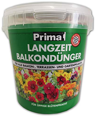 Prima Langzeit Balkondünger 1 kg, NPK-Dünger 24+8+16